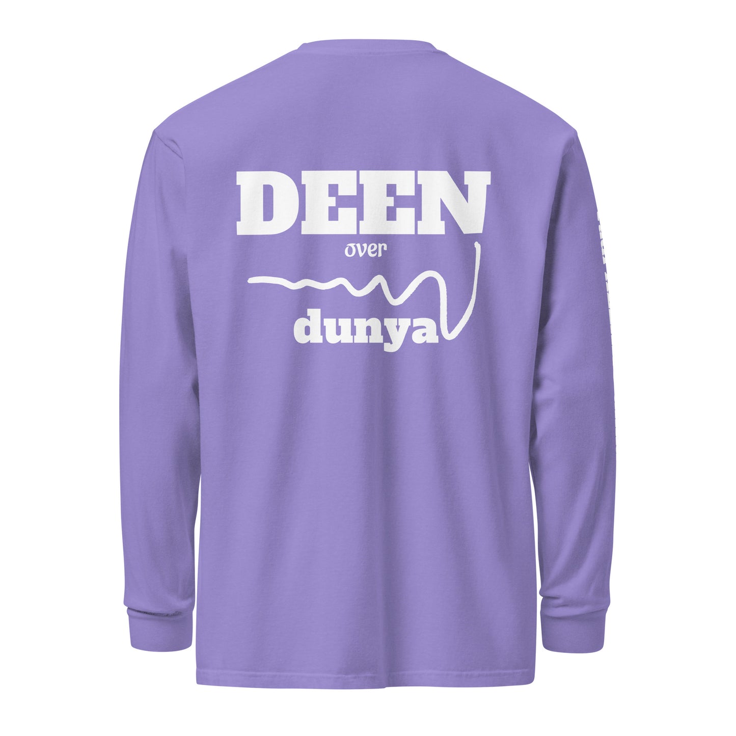 DEEN Garment-dyed heavyweight long-sleeve shirt