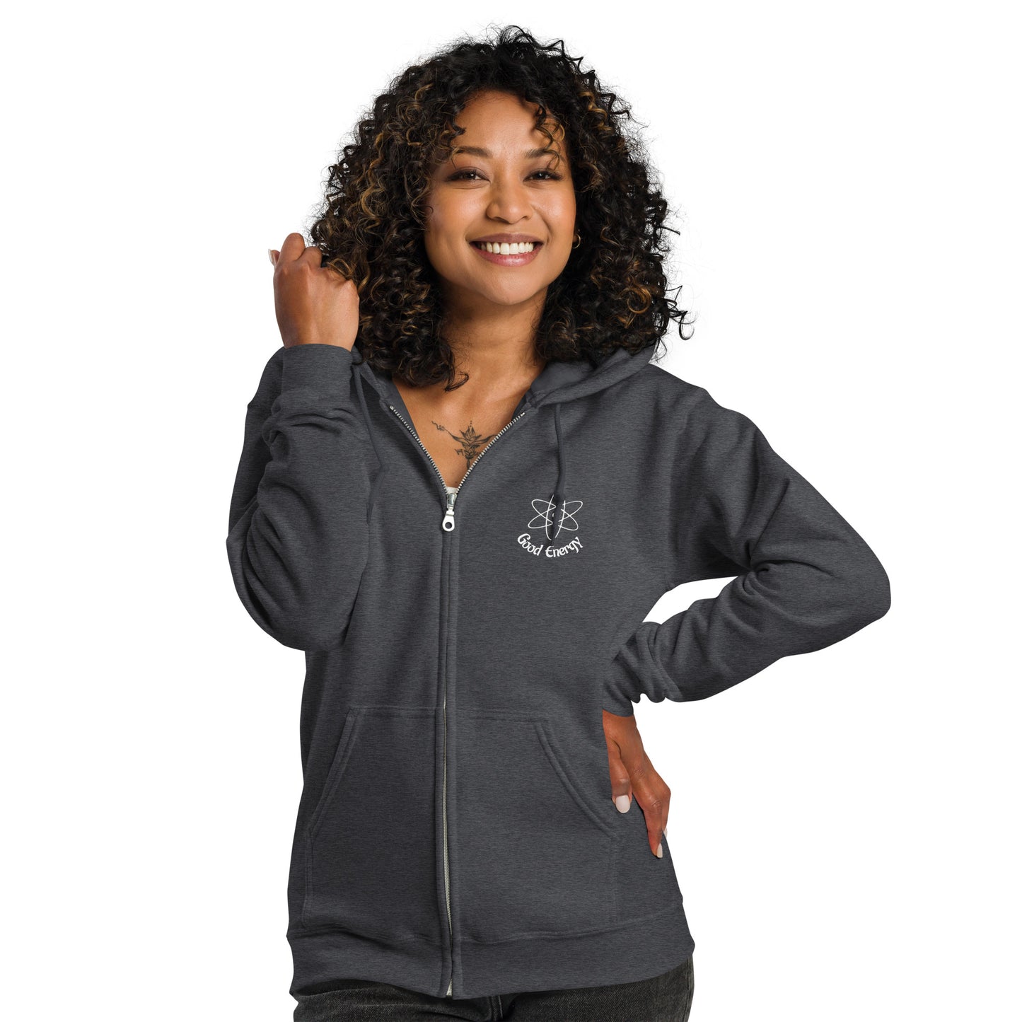 GE Unisex heavy blend zip hoodie